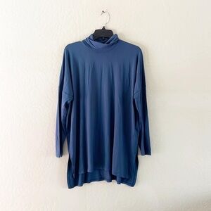 Eileen Fisher Blue‎ Jersey Knit Tunic